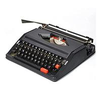 XZHWSZD Máquina de Escribir mecánica Vintage, Teclado Manual Retro para Escribir y decoración del hogar, Accesorio de Oficina nostálgico portátil con Cintas de Repuesto, Adorno de Escritorio Creativo