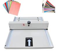 XZHWSZD Máquina de hendido Manual de 48 cm, Profundidad Ajustable de 0,4 mm para cartulina Gruesa, plegadora de Papel de aleación de Aluminio con Regla para Manualidades y Uso de Oficina.