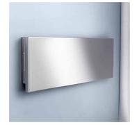XZHWSZD Mesa Plegable de Acero Inoxidable para Montaje en Pared, Ideal para balcón, baño, lavadero, Cocina o Comedor, liberando Mucho Espacio en su hogar. 001, 60 x 40 cm.