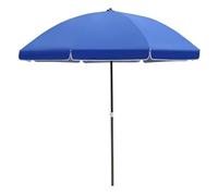 XZHWSZD Sombrilla de Patio Exterior de 2,4 m, protección UV UPF 50+, toldo de poliéster Impermeable, Estructura de Acero Resistente al Viento, Parasol portátil para jardín y Playa.