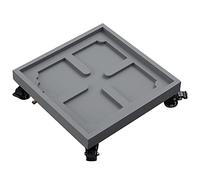 XZHWSZD Soporte Cuadrado para Plantas con Ruedas, Resistente, de 30 cm, para macetas, Ideal para el hogar y el jardín. Bandeja móvil para macetas, Soporte para Flores en Maceta (Gris).