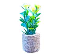 XZincer 3D Planta Artificial Forma Aromaterapia Vent Auto Amor Air Stone Perfume Creativo Coche Difusor Perfume Clip Aire acondicionado Interior del Coche Varillas de fragancia Baño (D, Talla única)