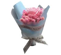 XZincer Ramo de flores artificiales en 3D, forma de aromaterapia, ventosa, coche, piedra de aire, perfume creativo, difusor de perfume, clip de aire acondicionado, equipamiento interior del coche,