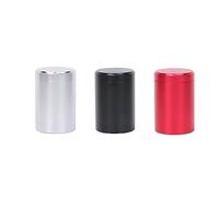 XZJMY Paquete de 3 tarros de almacenamiento de aluminio, mini latas de metal portátiles, contenedores herméticos multiusos pequeños tarros de almacenamiento con tapas para especias, café y té, 60 ml