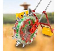 XZLZMYP Sembradora De Jardín De Precisión Máquina Sembradora De Semillas Manual Asignador De Semillas Sembradora De Empuje para Jardín para Maíz Algodón Y Maní Fácil De Usar,A,8 Mouths