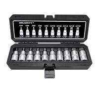 XZN - Juego de llaves tubulares (10 piezas, M4, M5, M6, M8, M9, M10, M12, M14, M16, M18)