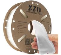 XZN TPU Filamento 1.75 mm para impresoras 3D, 95A TPU Filamento Flexible para impresoras 3D, rollo de 1 kg, TPU Transparente