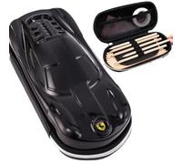 XZR Supercar - Estuche para bolígrafos, organizador de gran capacidad, bolsa de almacenamiento de material EVA, bonito regalo (negro)