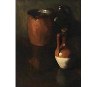 XZSFD NBGEA Edward Hopper Póster e impresiones Cuadro abstracto de arte de pared《Bodegón con jarra de cerámica》Edward Hopper Pintura en lienzo para decoración del hogar 50x60cm sin marco