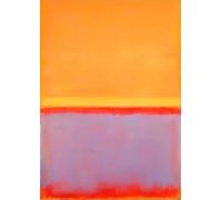 XZSFD NBGEA Famoso Mark Rothko Póster Abstracto Vintage Prints Color Wall Art Picture《Amarillo Rojo Púrpura》Mark Rothko Pintura en Lienzo Para Decoración del Hogar 40x60cm Sin Marco