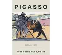 XZSFD NBGEA Pablo Picasso Corrida de toros 1929 Cartel Abstracto Arte de la Pared Plaza de Toros Lienzo Pintura Pablo Picasso Impresiones Para Decoración Del Hogar Cuadro 40x60cm Sin Enmarcar