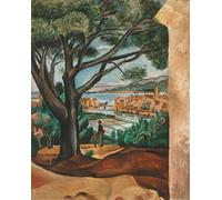 XZSFD NBGEA Póster de André Derain a color, arte de pared vintage《Martigues Salinas》de André Derain, grabados Pintura de lienzo de paisaje para decoración del hogar 40x50cm sin enmarcar