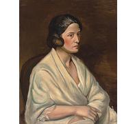 XZSFD NBGEA Póster de André Derain Arte de pared vintage《Una mujer con chal》de André Derain Fotografías de personas Retrato de lienzo para decoración del hogar 40x50cm sin enmarcar