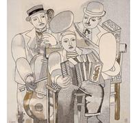 XZSFD NBGEA Póster de Fernand Léger Cuadro abstracto en color de arte mural《Los músicos》por Fernand Léger Figuras Grabados Pintura en lienzo para decoración del hogar 50x50cm Sin enmarcar