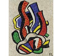 XZSFD NBGEA Póster de Fernand Léger Ilustración abstracta en la pared《Estudio para composición》por Fernand Léger Grabados Pintura en color para decoración del hogar 40x50cm Sin enmarcar