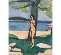 XZSFD NBGEA Póster de Henri Matisse Cuadro de arte mural moderno《Desnudo junto al mar》de Henri Matisse Grabados Personas Pintura de lienzo de paisaje para decoración del hogar 40x50cm sin enmarcar