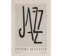 XZSFD NBGEA Póster de la línea Henri Matisse recortados grabados《The JAZZ》 Arte abstracto mural de Henri Matisse Pintura en lienzo para decoración del hogar 30x40cm sin enmarcar
