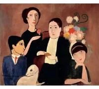 XZSFD NBGEA Póster de Marie Laurencin Impresiones en color《Yo y mis amigos》Arte abstracto de pared Cuadro de Marie Laurencin Pintura en lienzo para decoración del hogar 50x60cm Sin marco