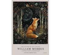XZSFD NBGEA Póster de William Morris Cuadro moderno de pared 《Zorro en el bosque》por William Morris Grabados Pintura de lienzo de animales para decoración del hogar 50x70cm sin enmarcar