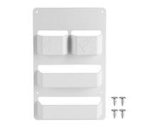 Xztrdi Organizador de Puerta de Servicio para WC de Autocaravana, Estante de PP para Escotilla de Depósito de Residuos, Compatible con Thetford, Dometic y Fiamma, Blanco