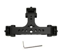 XZXCVN Adaptador Soporte Tripode Triple para Teléfonos, Montaje con Cabezal Giratorio 180 Grados, Material de Aleación de Aluminio - Compatible con Soportes Vesa Nuc, Montajes