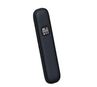 XZXCVN Altavoz de Conducción Ósea para Almohada, Portátil con Pantalla LED, Batería 400mAh, Sonido Estéreo con Graves - Tecnología Inalámbrica BT 5.4, Ideal para Viajes y Descanso (Negro)