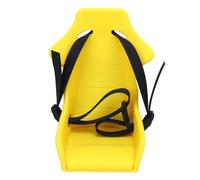 XZXCVN Asiento para Muñecas para Bicicleta, Portamuñecas para Niñas, Correa Ajustable y Plegable, Silla Frontal de Plástico Amarilla - Diseño Divertido y Resistente, Ideal para Juegos a (Amarillo)