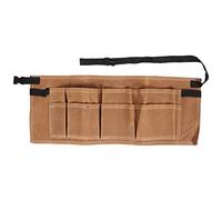 XZXCVN Bolsa de Herramientas Ajustable para Jardín, Cinturón con Múltiples Bolsillos, Lona Impermeable Gris - Durable y Resistente, Ideal para Carpinteros y Trabajos al Aire Libre (Color del suelo)