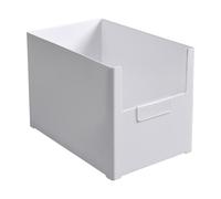 XZXCVN Cajones Organizadores Plásticos Apilables, Caja de Almacenamiento Multifuncional 15.5x21x14 cm - Ahorro de Espacio, Fácil Instalación, Ideal para Cocina y Oficina