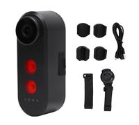 XZXCVN Cámara para Bicicleta con Luz Trasera, 4K, Resistente al Agua, Ángulo Amplio de 140°, Batería de Larga Duración - Visión en Tiempo Real, Grabación Continua, Seguridad en Rutas de (64G)