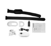 XZXCVN Cámara para Mascotas 1080P, Collar con Cámara 90° Gran Angular, Mini Cámara Deportiva para Perros y Gatos - Video HD, Grabación Continua, Ideal para Actividades al Aire Libre (Blanca)