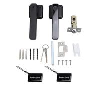 XZXCVN Cerradura Inteligente con Huella Digital y Código, Llaves y Tarjetas, Para Puerta de Entrada de Casa - Fácil Instalación, Reconocimiento Rápido, Alta Seguridad para Hogar u Ofici