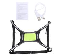 XZXCVN Chaleco Reflectante LED Multicolor para Correr, Ciclismo y Seguridad, Ligero y Ajustable - Control por Voz y Vibración, Batería Recargable USB, Ideal para Hombre y Mujer (Amarilla)