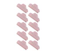 XZXCVN Clips para Sellar Alimentos, 10 Piezas, Tipo Abrazadera Grande, Resistente y Fácil de Usar, Rosados - Sellado Efectivo, A Prueba de Humedad, Uso Multifuncional en Cocina (rosa)