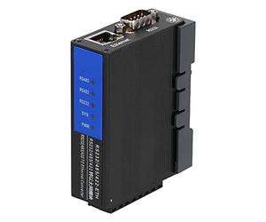 XZXCVN Convertidor de RS232 / 485/422 a Ethernet, Módulo Industrial de Comunicación de Datos, DC 9V - 24V - Transmisión Transparente, Fácil Configuración Web, Uso en Automatización y