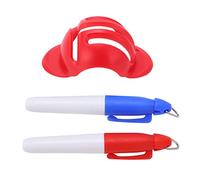 XZXCVN Dispositivo para Dibujar Líneas en Pelotas de Golf, Marcador con Plantilla y Triple Línea para Alineación - Diseño Portátil, Precisión en el Putt, Ideal para Golfistas (Día)