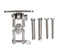 XZXCVN Kit de Colgado para Hamacas con Gancho de Acero Inoxidable 304, Rotación 360°, Soporte Fuerte - Resistente a la Intemperie, Fácil Instalación, Ideal para Jardín y Hogar