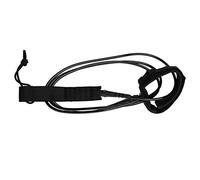 XZXCVN Leash para Tabla de Paddle 6ft 5.5mm TPU, de Doble Inoxidable - Duradero y Elástico, Correa de Neopreno Ajustable, Para Tablas Cortas y Largas (negro)