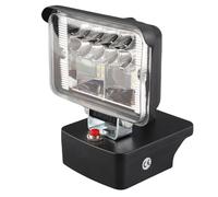 XZXCVN Luz de Trabajo LED Exterior, Reflector de Seguridad, Luz Brillante para Uso en Exteriores, Compatible con Baterías de 18V - Alta Disipación de Calor, Protección de Bajo Voltaje,