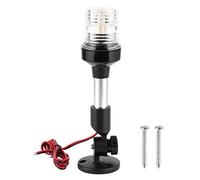 XZXCVN Luz LED de Ancla Ajustable, Redonda 360° Plegable, 12V - 24V - Alta Visibilidad, Impermeable IP66, Para Yates y Embarcaciones (9 pulgadas)