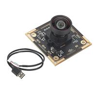 XZXCVN Módulo de Cámara 5MP con Enfoque Manual, USB Drive Free, Ángulo de Visión de 125°, Micrófono Dual Incorporado - Alta Resolución 2592x1944, 30FPS, Compatible con Varios Sistemas