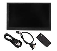 XZXCVN Pantalla de 5 Pulgadas, Monitor IPS Tipo C con Rotación 360 Grados, Pantalla Secundaria para Chasis ITX - Brillo Ajustable, Cambio de Orientación, Uso Versátil para PC (Negra)