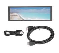 XZXCVN Pantalla Secundaria para PC 7.9 Pulgadas TFT LCD, Monitor de Temperatura, 400x1280, Panel Táctil con Vidrio Templado 6H - Sin Driver, Compatible con Pi, Uso Portátil y Eficiente