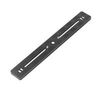 XZXCVN Placa de Liberación Rápida Universal, Aleación de Aluminio, con Tornillo 1 / 4in, Negro - Alta Compatibilidad, Montaje Rápido, para Cámaras DSLR