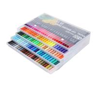XZXCVN Set de Rotuladores Acuarelables Doble Punta, 120 Colores Brillantes y Vivos para Pintura - Tinta Soluble en Agua, Puntas Flexibles, Ideal para Artistas y Niños