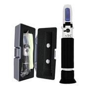 XZXXZSZ Handheld Refractómetro Solución de azúcar de Fruta de Miel 0-20% Concentración óptica Instrumento de medición de azúcar(with Box)