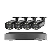 XZXXZSZ Security Camera, 4K 8MP PoE Smart CCTV Security Camera Human Detect System Home Video Surveillance Kit 8Ch Nvr Audio Outdoor IP(8CH NVR 8Camera)