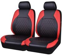 XZYNB 2 Piezas Fundas Asientos Coche para Audi Q7 New Energy 2017-2020 2021 2022 2023 2024 2025, Impermeable Antideslizantes Asientos Primera Fila, Black + Red