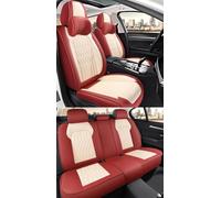 XZYNB Funda Asiento Coche Cuero para Honda Freed 2008-2010 2011 2012 2013 2014 2015 2016, 5 Plazas Cuero Asiento Delanteras Traseras, Impermeable Transpirable Compatible Airbag Lateral