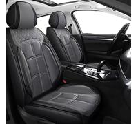 XZYNB Fundas Asiento Coche para BMW 4 Series 2 Doors 2021-2023 2024 2025, 5 Plazas Cuero PU Fundas Asiento Delanteras Traseras, Impermeable Transpirable, Black + Gray